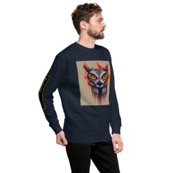 Feuer Eule Premium Sweatshirt