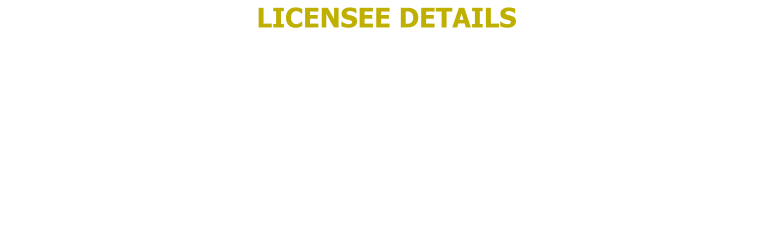 LICENSEE DETAILS artist Name: First name | Last name: Street + number: Zip code | City: Country: