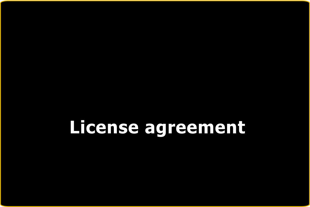 License agreement